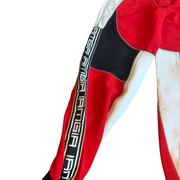 I.AM.GIA Electra Pants Motocross Baggy Loose Fit Red Bold Street Size XS Women's - Picture 7 of 13